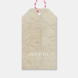 Märkre för modern minimal Anpassningsbar Presentetikett