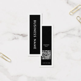 Märkre för modern QR-kodförslutningsetikett Litet Visitkort