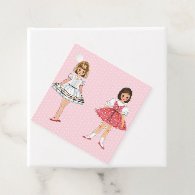 Märkre för papper dockningspartiet gåvor etiketter (På plats)