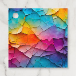 Märkre för Papper konsthjälp med färgstark krackni Gåvor Etiketter