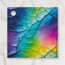 Märkre för Papper konsthjälp med färgstark krackni Gåvor Etiketter