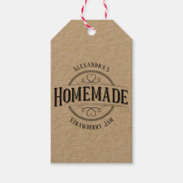 Märkre för Personlig av Homemade Vintage Presentetikett