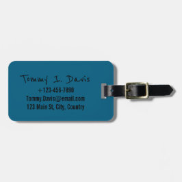 Märkre för personlig-ID, Märkre för anpassade namn Bagagebricka