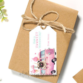 Märkre för pingpadisk valentins daggåva presentetikett