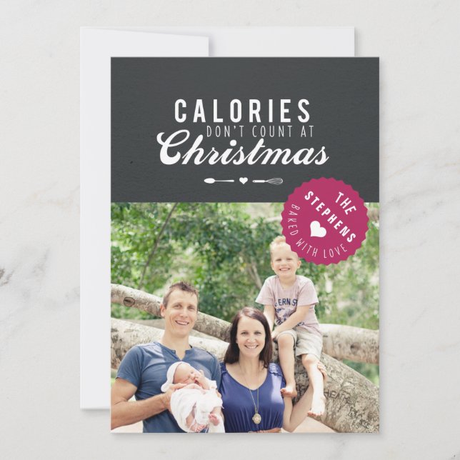 Märkre för presentkort med bakomliggande julklapp julkort (Framsida)