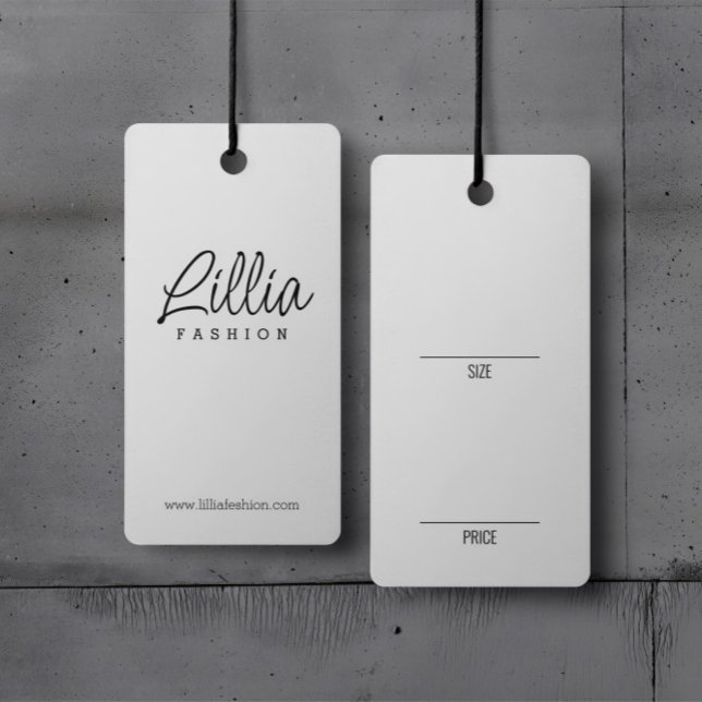 Märkre för Prist kort med enkel vit Visning (Skapare uppladdad)