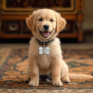 Märkre för rambundet Hund ID-bricka Husdjur