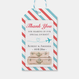 Märkre för resmål: Bröllopsförmånen för utlämning  Presentetikett