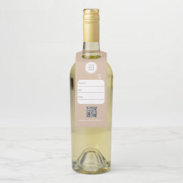 Märkre för Retail Logotyp Flaska Hanger