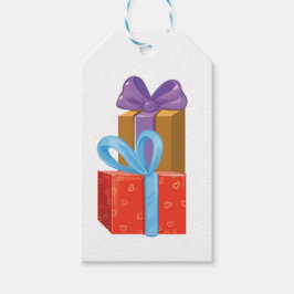 Märkre för Retro-presenter Presentetikett