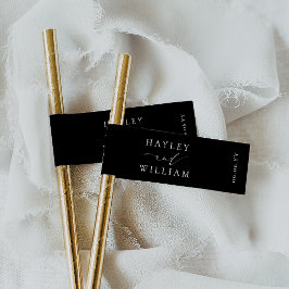 Märkre för rökning från Ellesmere Black Minimalist Etikettband