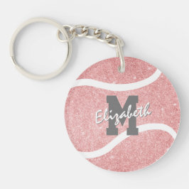 märkre för rosa av tennis-väska med monogrammerad