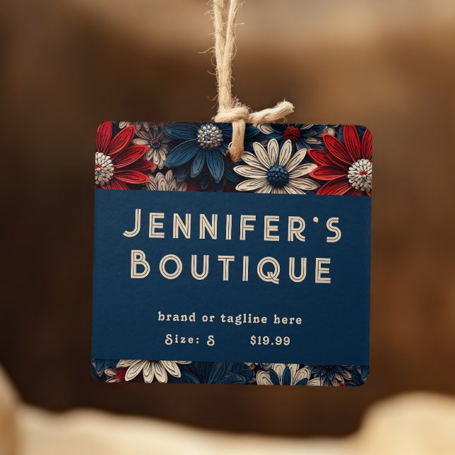 Märkre för Rött vitt blått Blommigt för mindre för (Skapare uppladdad)