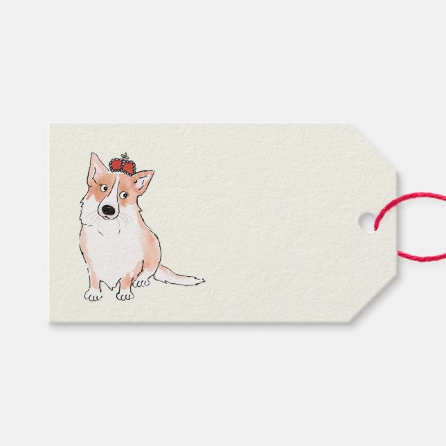 märkre för royal Corgi-gåva Presentetikett (Framsidan (Horisontell))