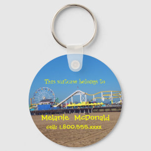 Märkre för Santa Monica pirbagage Nyckelring