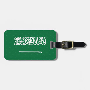 Märkre för Saudiarabien flaggabagage Bagagebricka