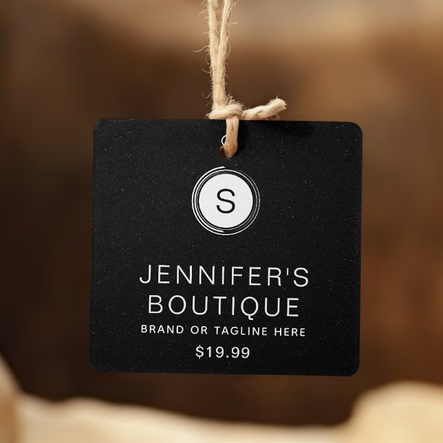 Märkre för små företag, svart Glitter (Skapare uppladdad)