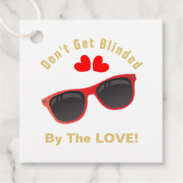 Märkre för Sol Shades Wedding Favor Gåvor Etiketter
