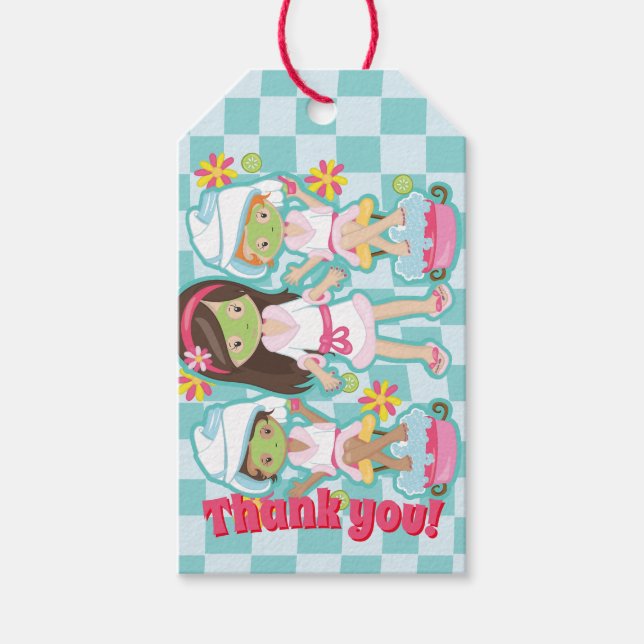 märkre för spa-presenter presentetikett (Framsidan)