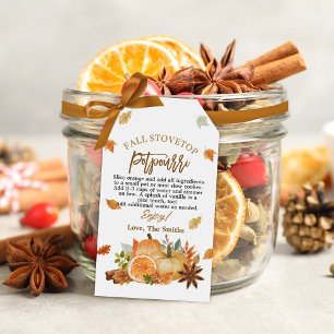 Märkre för Stovetop Potpourri Fall Apprecision Gif Presentetikett