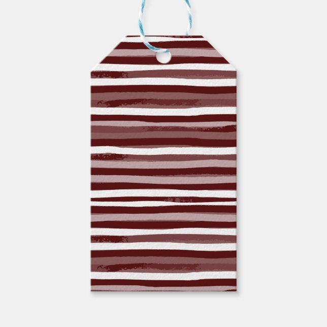 Märkre för svartvit Grattis Presentetikett (Framsidan)