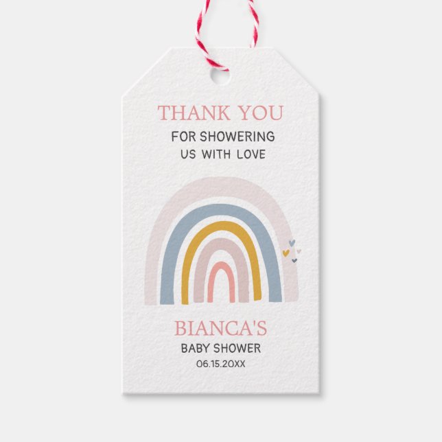 Märkre för Tack av magiska regnbågshögtalare Presentetikett (Framsidan)