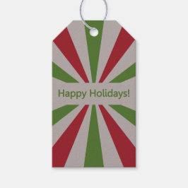 märkre för textpresenter för glad helg anpassnings presentetikett