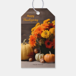 Märkre för traditionell Thanksgiving Presentetikett