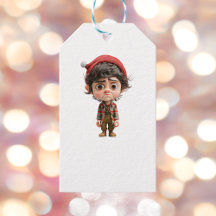 Märkre för Tuffarna juldagen Elf White Gift