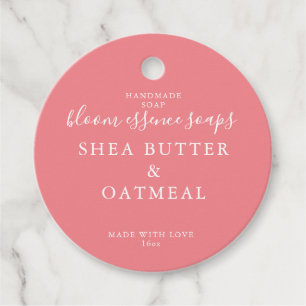 Märkre för tvål gåvor etiketter