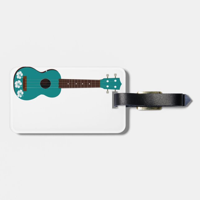 Märkre för Ukulelehibiskusbagage Bagagebricka (Baksida Vågrät)