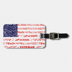 Märkre för USA veteranbagage Bagagebricka