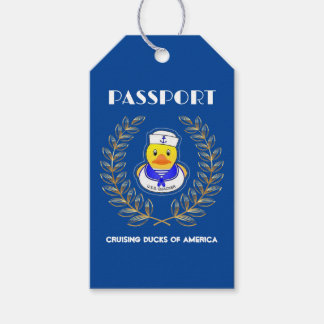 Märkre för utfärdande av pass för Anka Presentetikett
