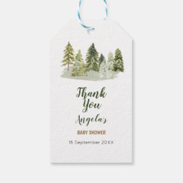 Märkre för utomhusvattenfärgsfärgad Camper Tack Mä Presentetikett