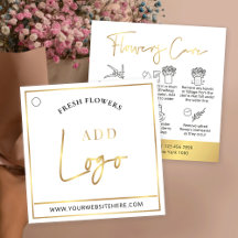 Märkre för vårdhandbok för vit och Guld Logotyp-bl