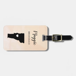 Märkre för Vermont kartabagage, Bagagebricka