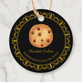 Märkre för vintage Homemade Cookies Hopp Gåvor Etiketter