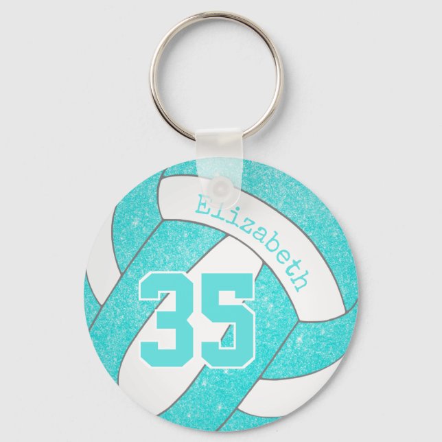 märkre för volleyball-säck med ett jersey-nummer nyckelring (Framsida)