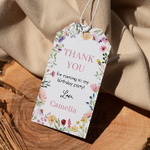 Märkre för Wildblomtema, Tack