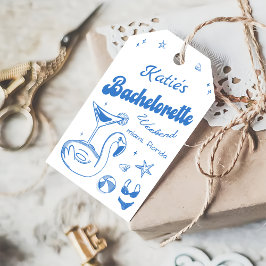Märkre från Beach Bachelorette Party Gift Presentetikett