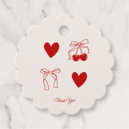 Märkre från Cherry Sweet Bachelorette Party Tacks Gåvor Etiketter