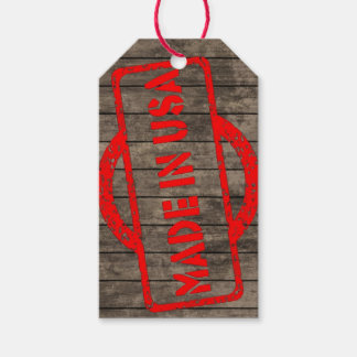 märkre gjord på usa presentetikett