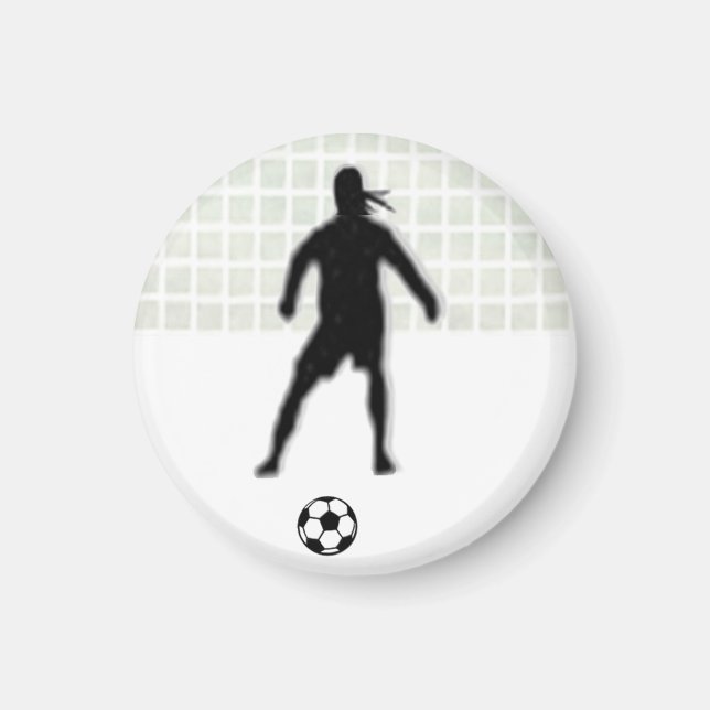 Märkre Goalkeeper (Female) - Vitbok - R Magnet (Framsidan)