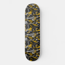 Märkre Grafit Patterni Skateboard