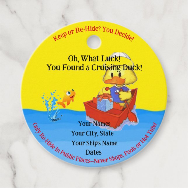 MÄRKRE i ANKA Gåvor Etiketter (Framsida)