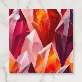 Märkre i Colorful Sten Crystal Art Gift Gåvor Etiketter