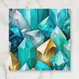 Märkre i Colorful Sten Crystal Art Gift Gåvor Etiketter