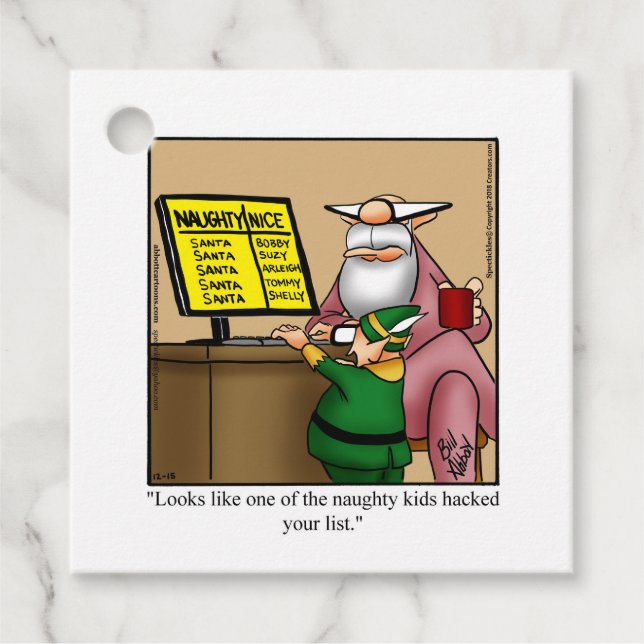 Märkre i den fantastiska Helgdag i julklapp Gåvor Etiketter (Framsida)