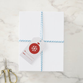 Märkre i julen Boll Gift Presentetikett