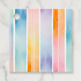 Märkre i Rand Gift med färgämnen Gåvor Etiketter